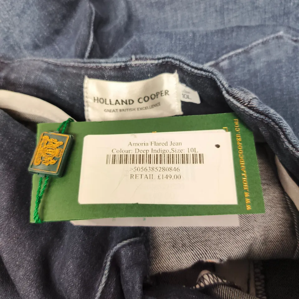 HOLLAND COOPER AMORIA FLARED JEAN – DEEP INDIGO, UK 10L