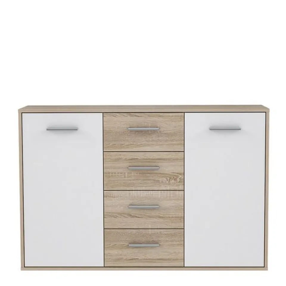 BOXED BLUHA SIDEBOARD- COLOUR WHITE/GREY