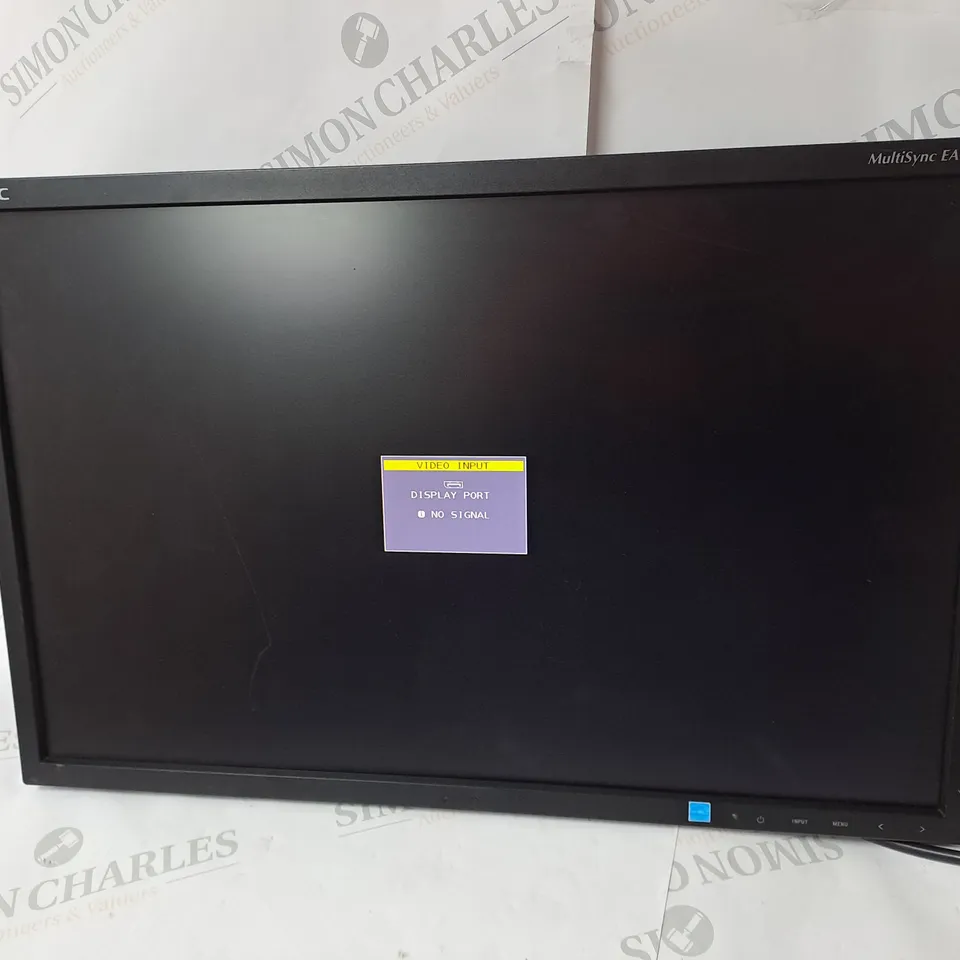 NEC MULTISYNC MONITOR MODEL EA223WM-BK SERIAL #65394198TB