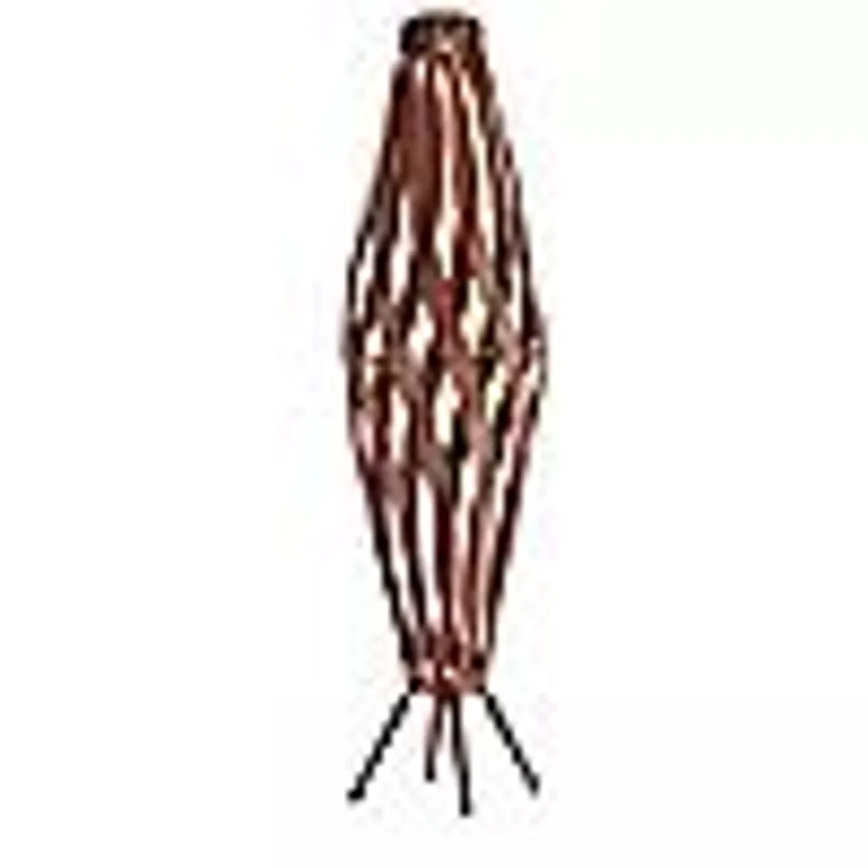 GARDEN STORIES RUSTIC SPRIAL METAL LANTERN