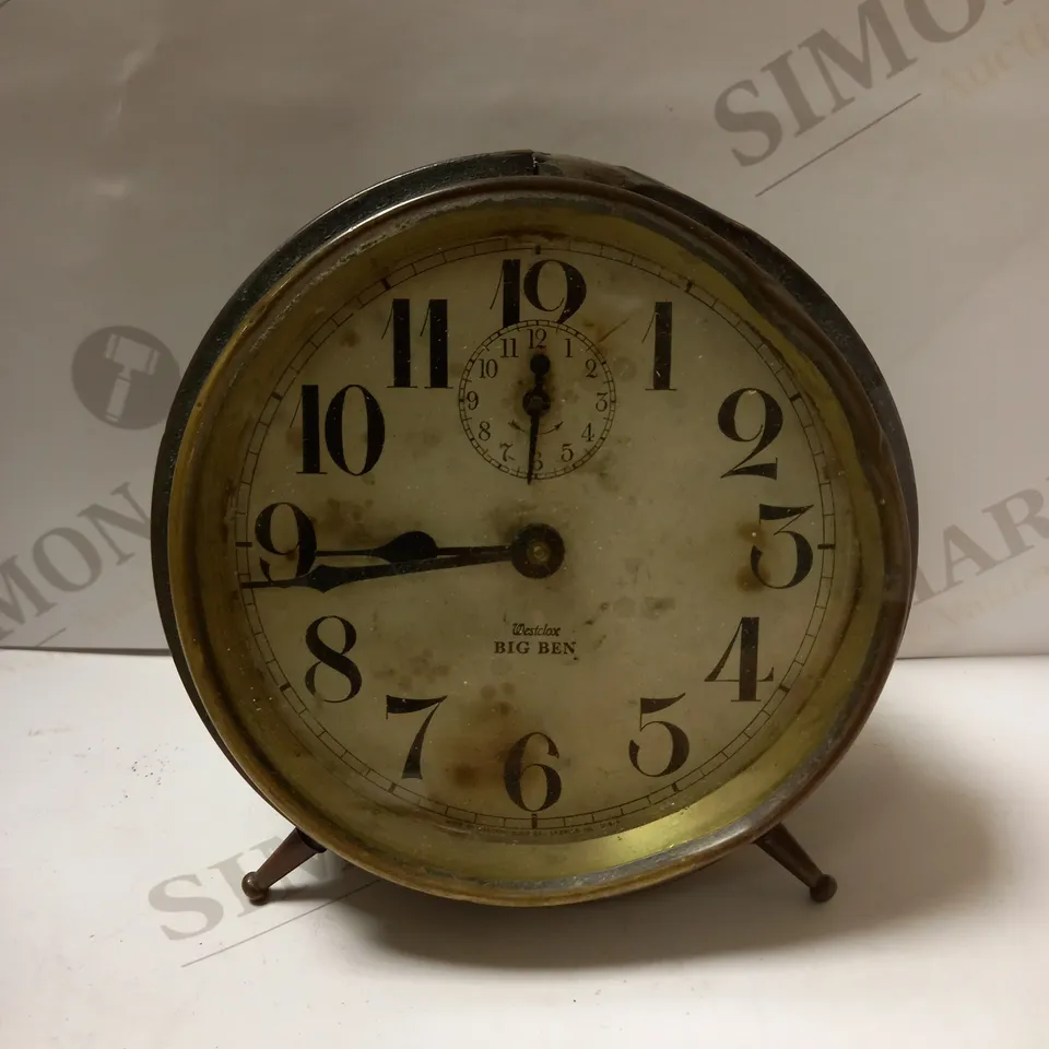 ANTIQUE WESTCLOX BIG BEN ALARM CLOCK 