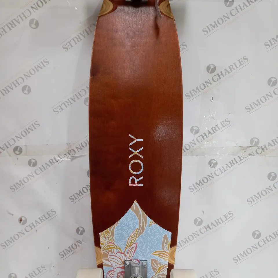 ROXY FLORAL WOODEN LONG BOARD