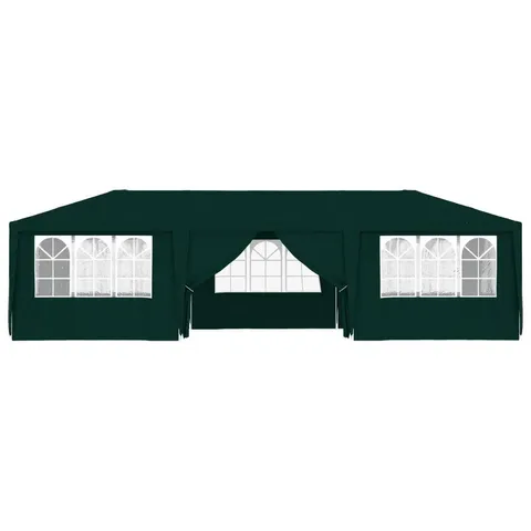 BOXED ERCAN 4M X 9M STEEL PARTY TENT - GREEN (1 BOX)