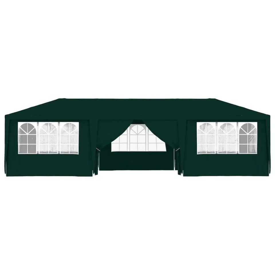 BOXED ERCAN 4M X 9M STEEL PARTY TENT - GREEN (1 BOX)