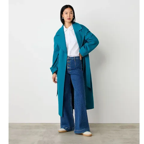 FINERY LONDON SALLY WRAP CLASSIC COAT