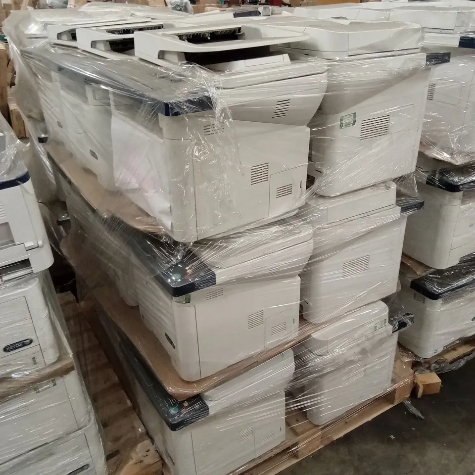 PALLET TO CONTAIN A LARGE ASSORTMENT OF XEROX PRINTERS