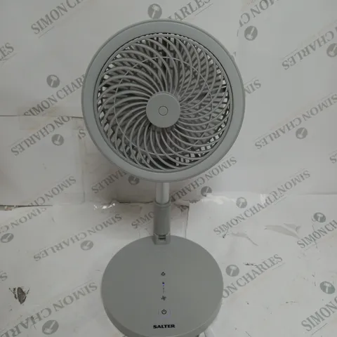 BOXED SALTER PROFESSIONAL CORDLESS LED FOLDABLE FAN, BLUE