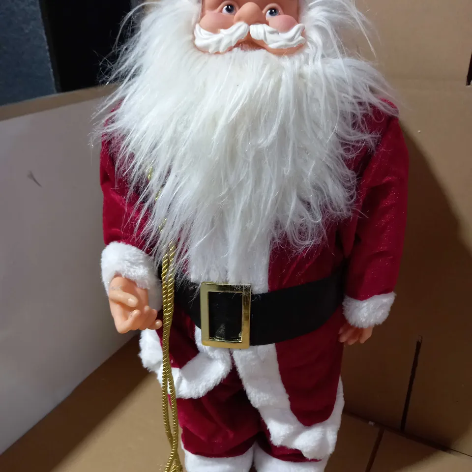  FESTIVE LIGHT UP TRADITIONAL STANDING SANTA