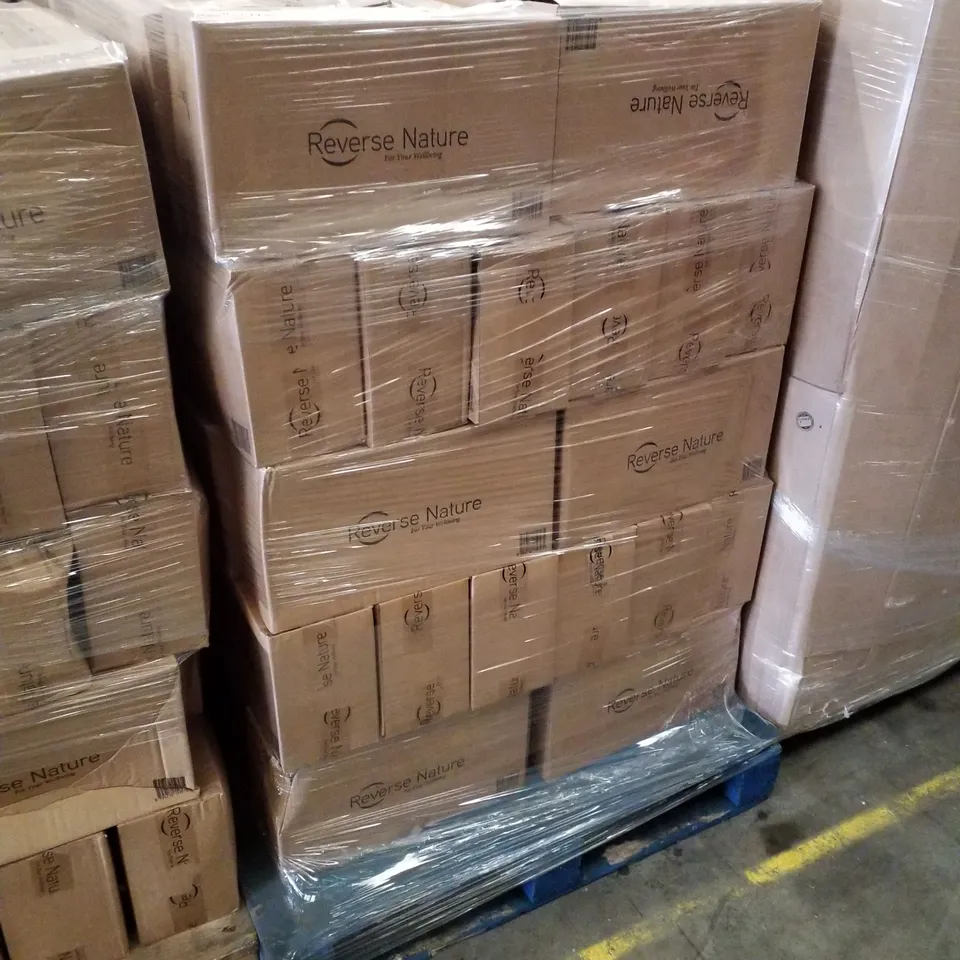 PALLET OF APPROXIMATELY 80 BOXES EACH CONTAINING 10 REVERSE NATURE HAND SANITISER 500ML BAGS