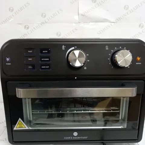 COOK'S ESSENTIAL 21-LITRE AIRFRYER OVEN IN BLACK