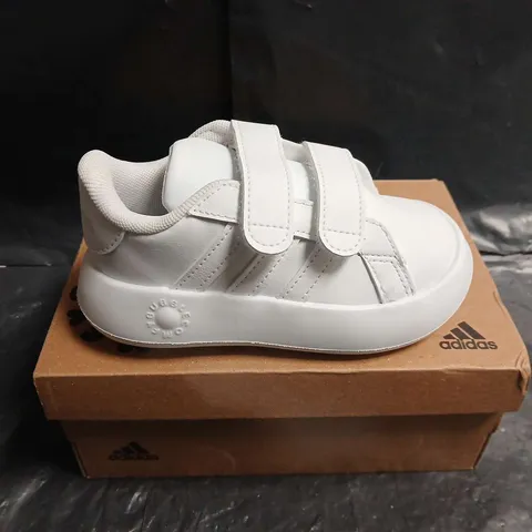 ADIDAS GRAND COURT 2.0 CF I KIDS TRAINERS – WHITE, UK 7K 