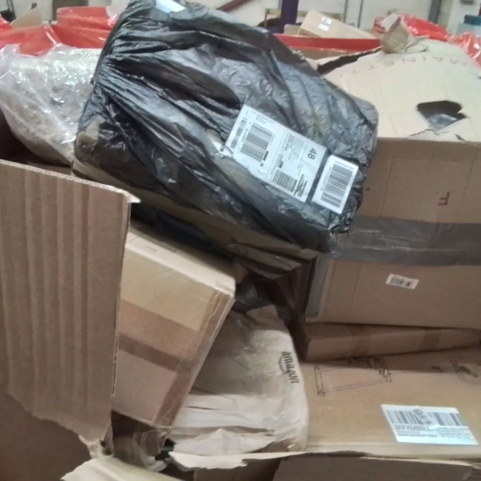 PALLET OF ASSORTED HOUSEHOLD GOODS AND PRODUCTS TO INCLUDE;UNDERSINK FILTRATION SYSTEM,AREA MAT,CARPET CLEANER 