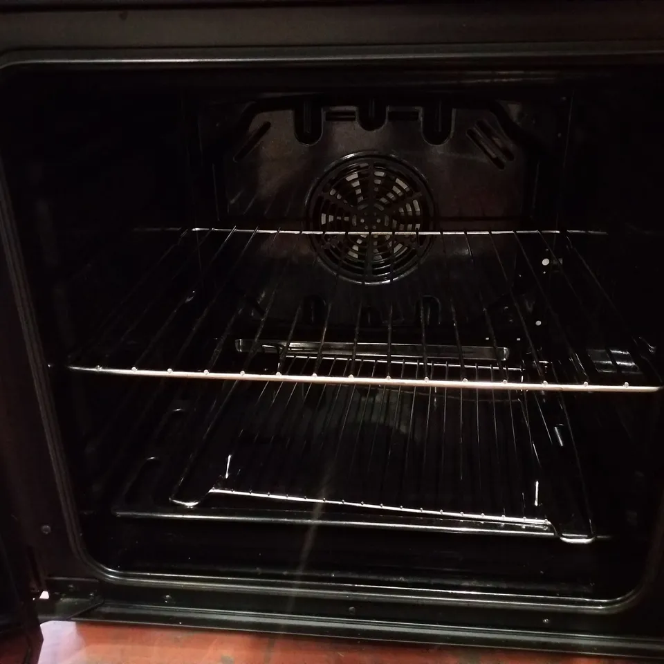 SWAN SX16730B 60CM ELECTRIC DOUBLE OVEN ELECTRIC COOKER WITH CERAMIC HOB - BLACK