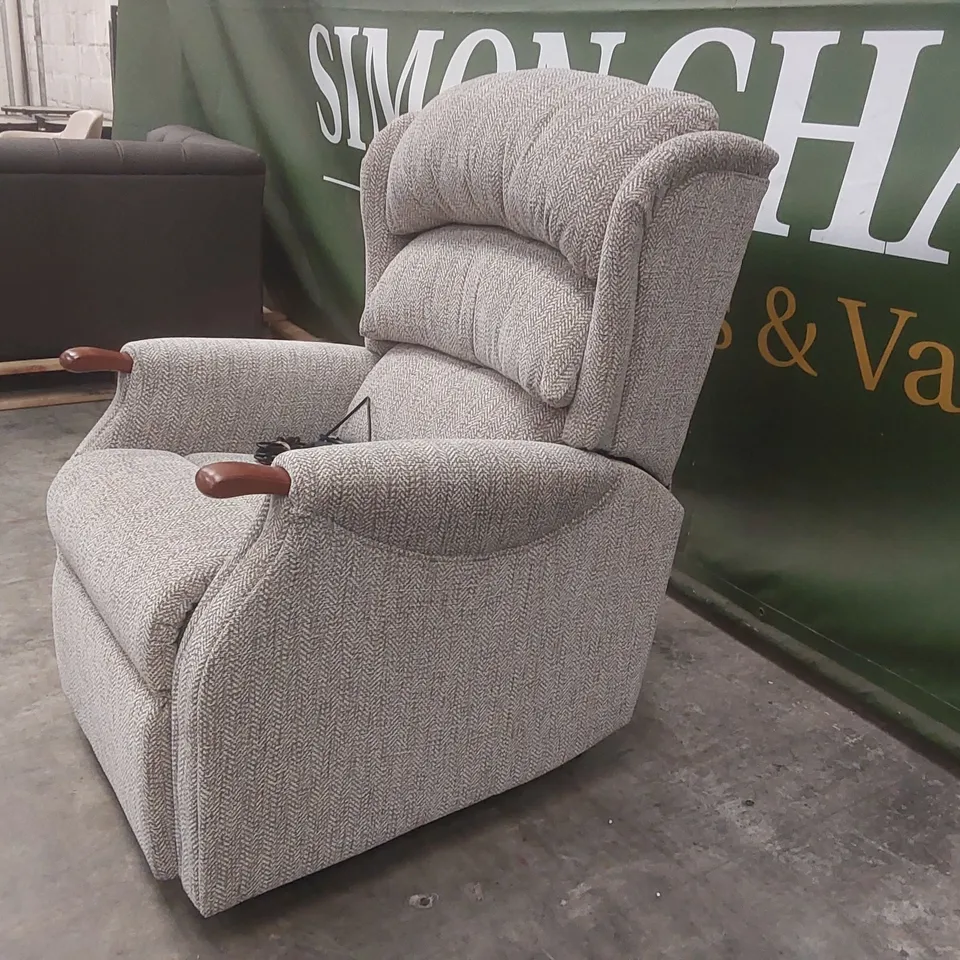 CELEBRITY MAMMOTH ENHANCED FABRIC UPHOLSTERED ELECTRIC RECLINING ARMCHAIR WITH MEDICAL GRADE FOAM SEAT