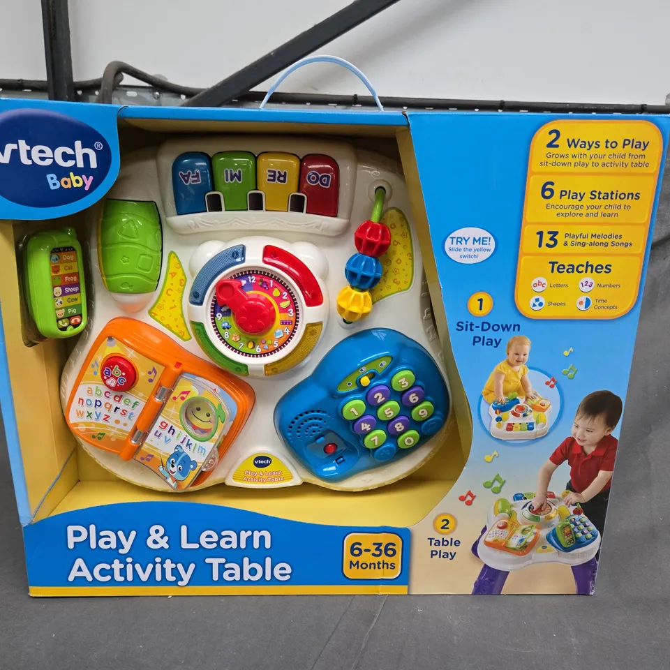 VTECH BABY PLAY AND LEARN ACTIVITY TABLE