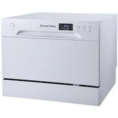 BOXED RUSSELL HOBBS TABLE DISHWASHER SIDE - 6 PLACE SETTINGS