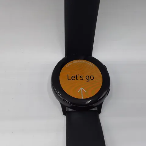 UNBOXED SAMSUNG GALAXY WATCH ACTIVE WITH BLACK RUBBER STRAP