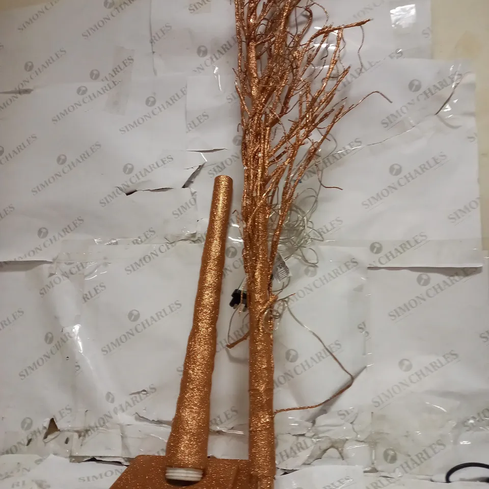 ALISON CORK INDOOR PRE-LIT GLITTER BRANCH TREE 