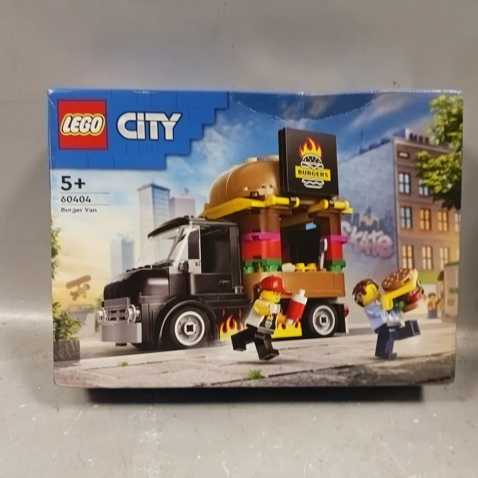 LEGO CITY BURGER VAN TOY BUILDING SET 60404