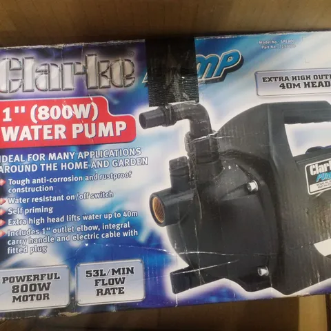 BOXED CLARKE SPE800 1" SELF PRIMING PUMP