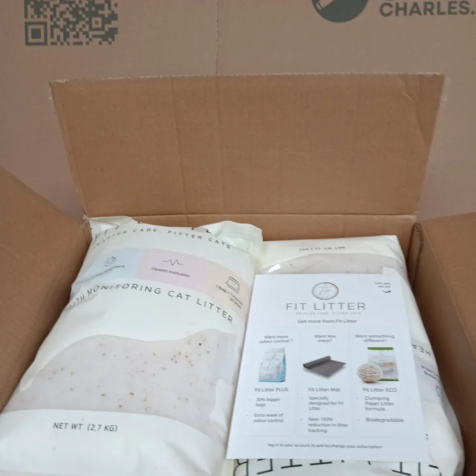 FIT LITTER HEALTH MONITORING CAT LITTER – 4 X 2.7 KG