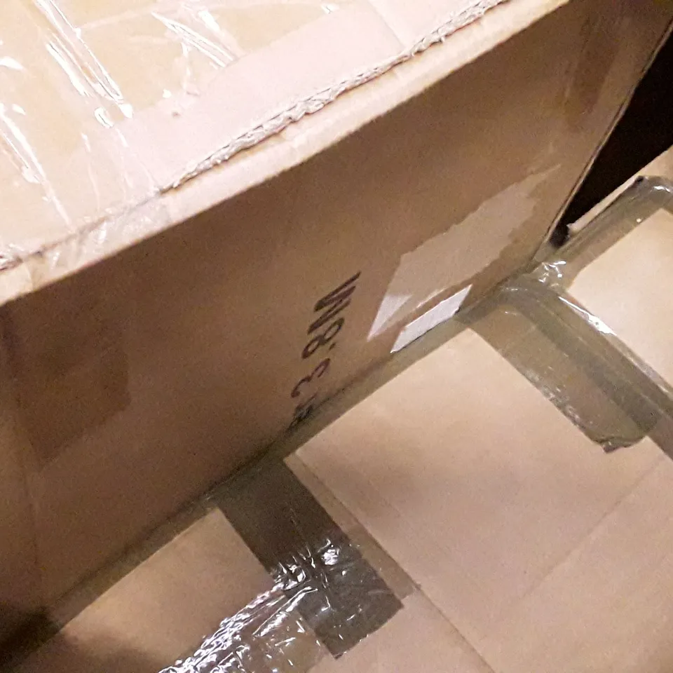 PALLET OF ASSORTED HOUSEHOLD ITEMS TO INCLUDE BOXED SET OF 4 CHAIRS, OFFICE CHAIRS, 3D WALL PANELS AND PLAYPEN