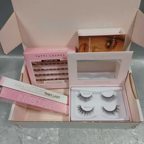 BOXED TATTI LASHES KHLOE KARDASHIAN LASH EXTENSION KIT