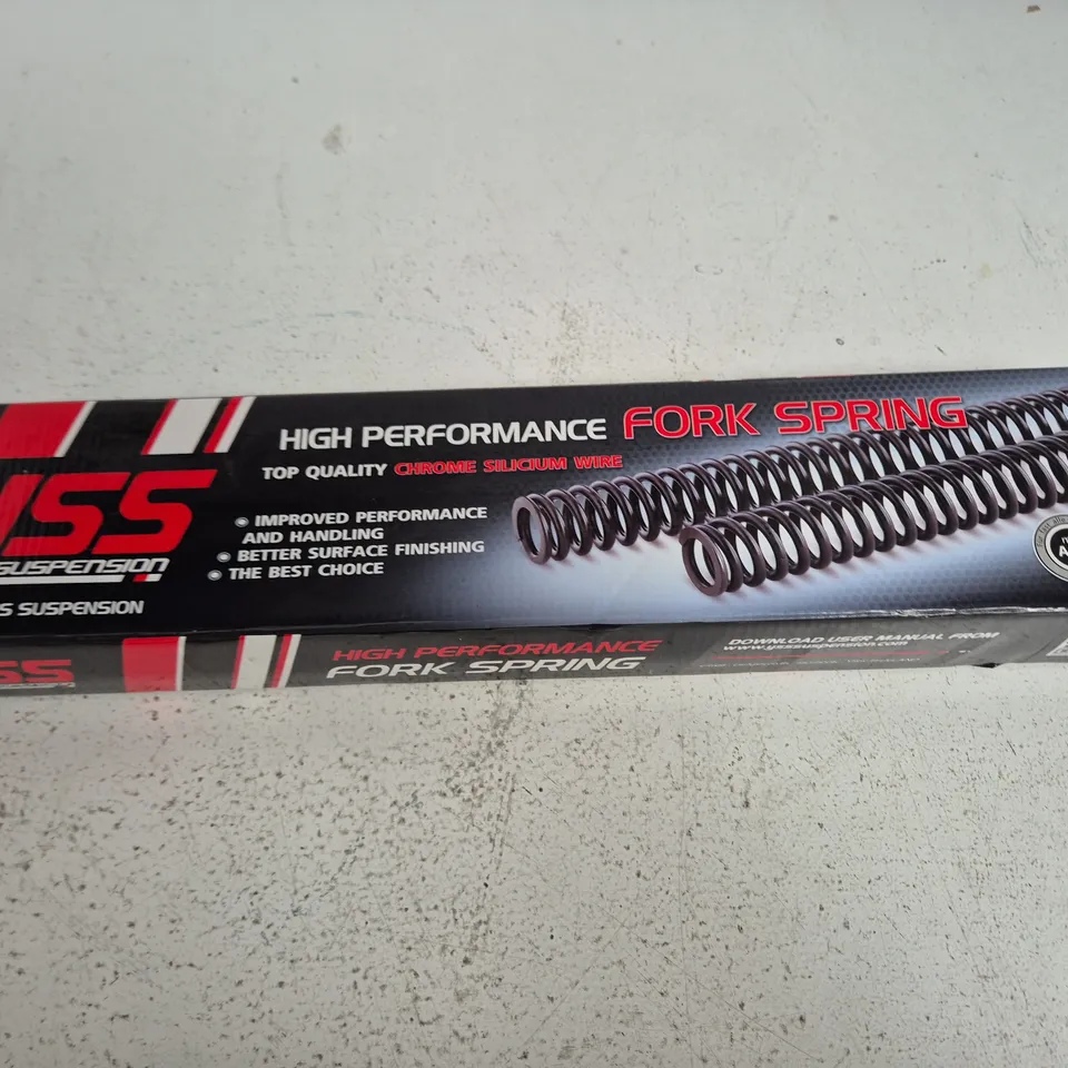YSS HIGH PERFORMANCE FORK SPRING – BOXED (SUSPENSION COMPONENT)