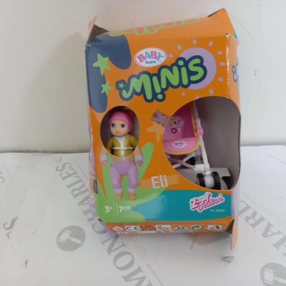 BOXED BABY BORN MINIS PLAYSET STROLLER RRP £12.99