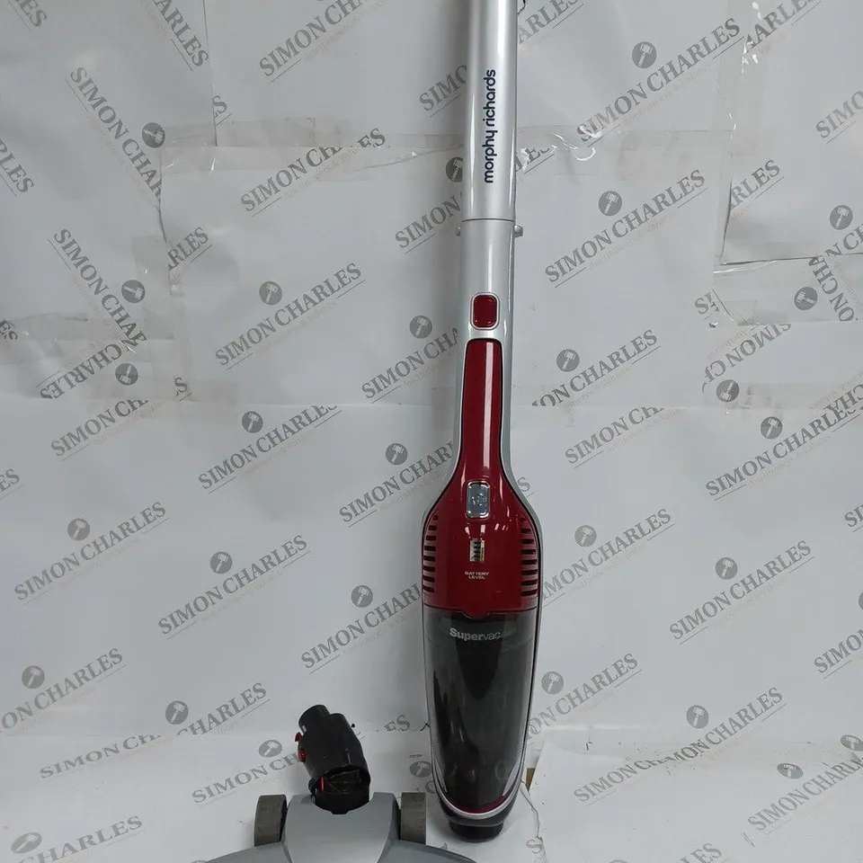 MORPHY RICHARDS SUPERVAC 2 IN 1 CORDLESS BAGLESS UPRIGHT VACUUM CLEANER