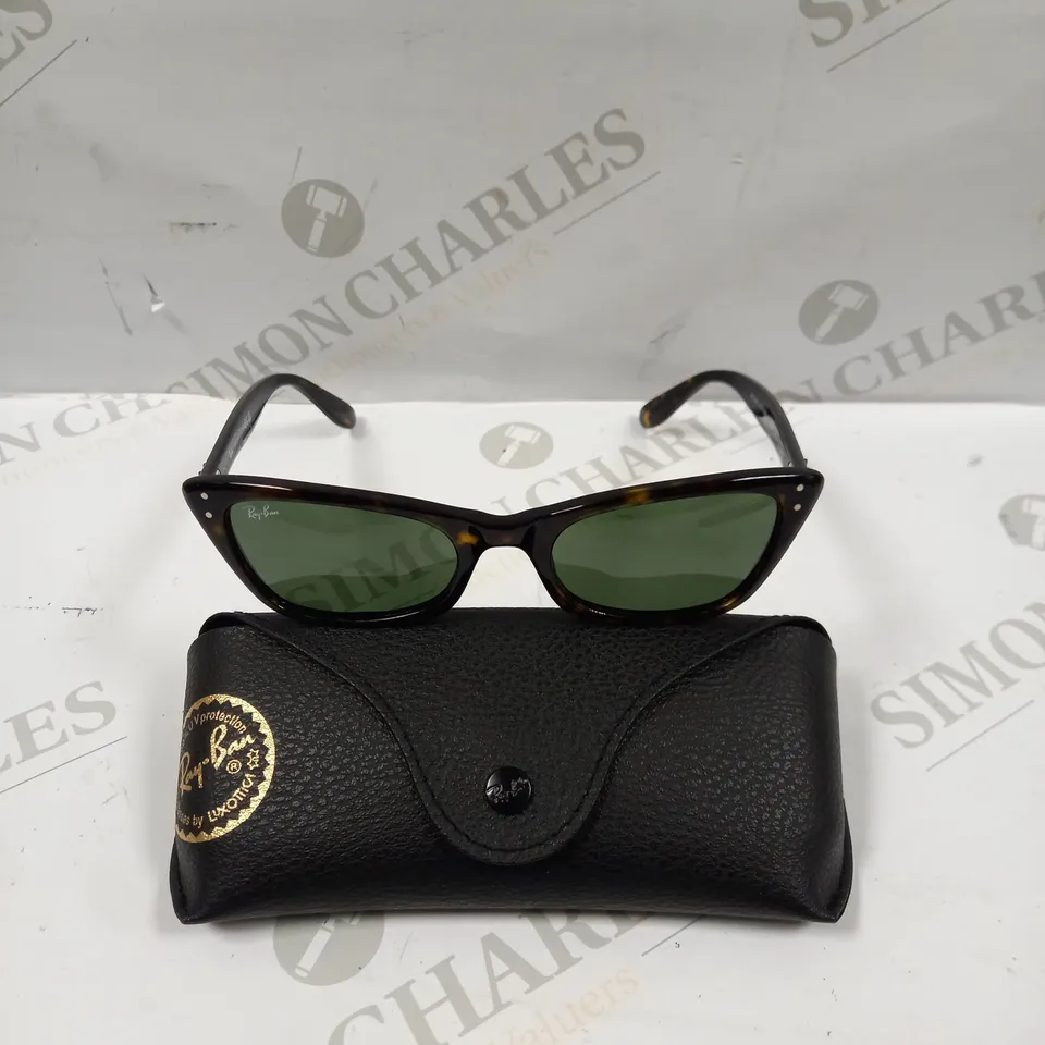 HUGO BOSS HAVANA GREEN LENS SUNGLASSES