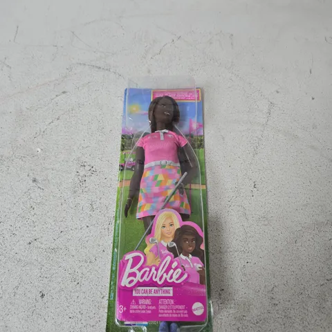 BARBIE YOU CAN BE ANYTHING DOLL WITH GOLF ACCESSORIES – ORIGINAL PACKAGING