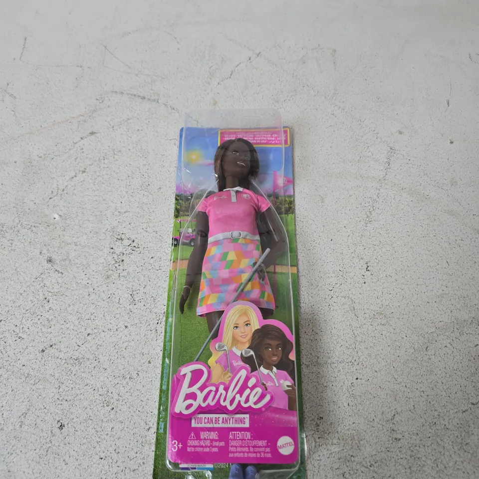 BARBIE YOU CAN BE ANYTHING DOLL WITH GOLF ACCESSORIES – ORIGINAL PACKAGING