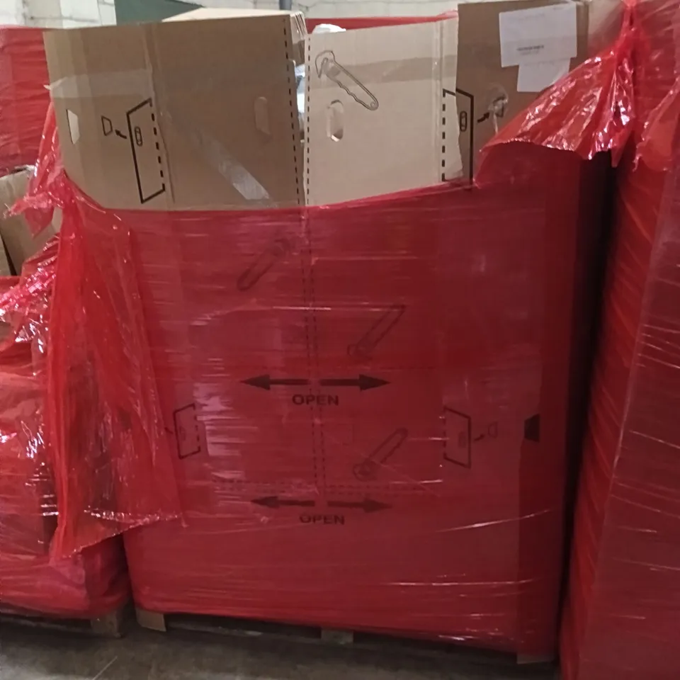 PALLET OF ASSORTED ITEMS INCLUDING - JACKET ( XL), REVERSIBLE PLAY MAT, STEAM CLEANER 