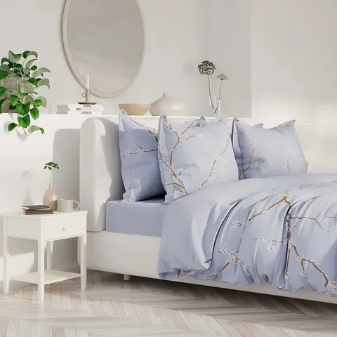 SUPERSOFT BY COZEE HOME CHERRY BLOSSOM 4 PIECE DUVET SET