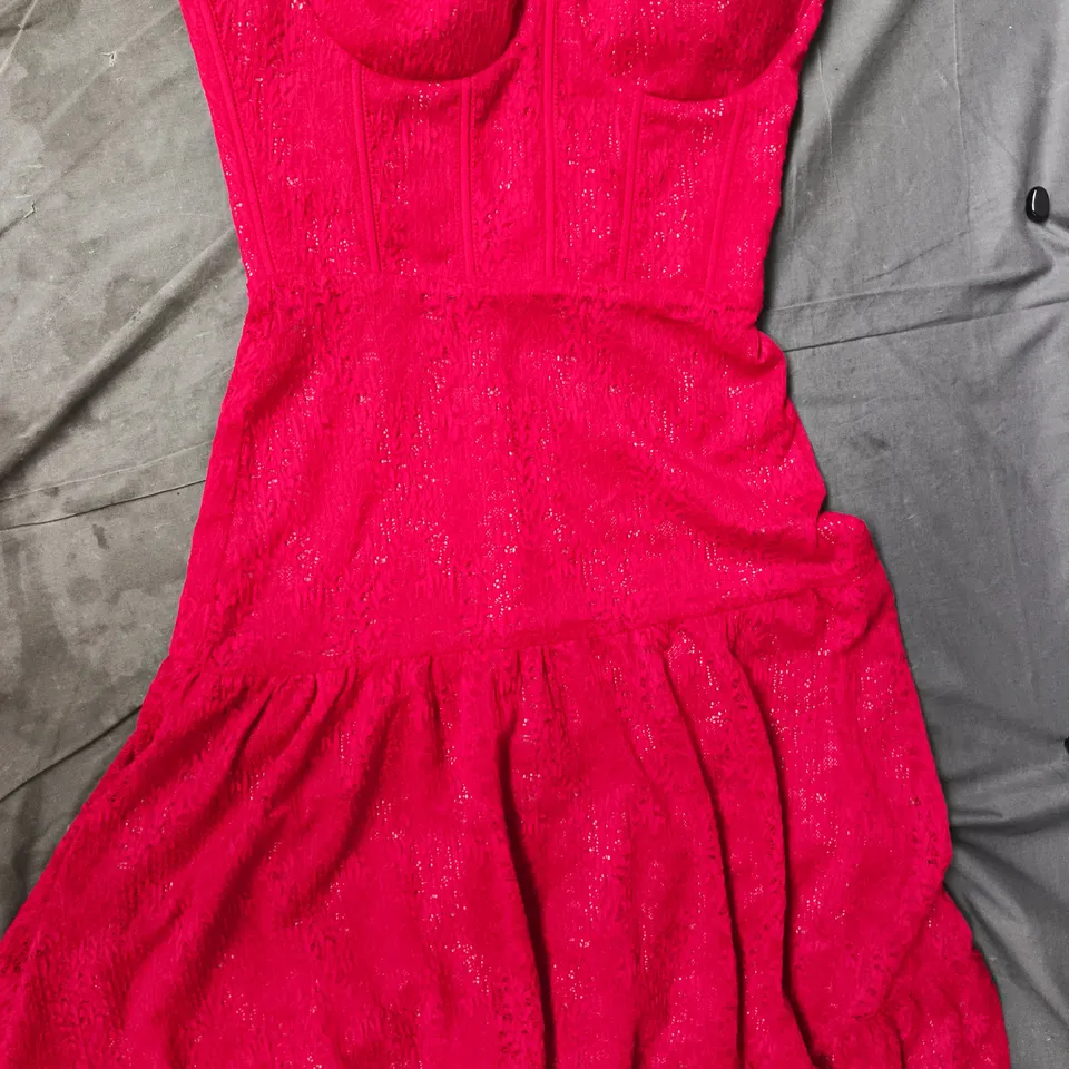 NADINE MERABI WOMEN'S DRESS IN RED SIZE UK 8
