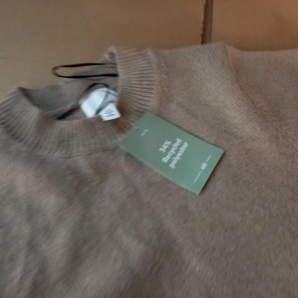 H&M TAUPE JUMPER DRESS - EUR XS