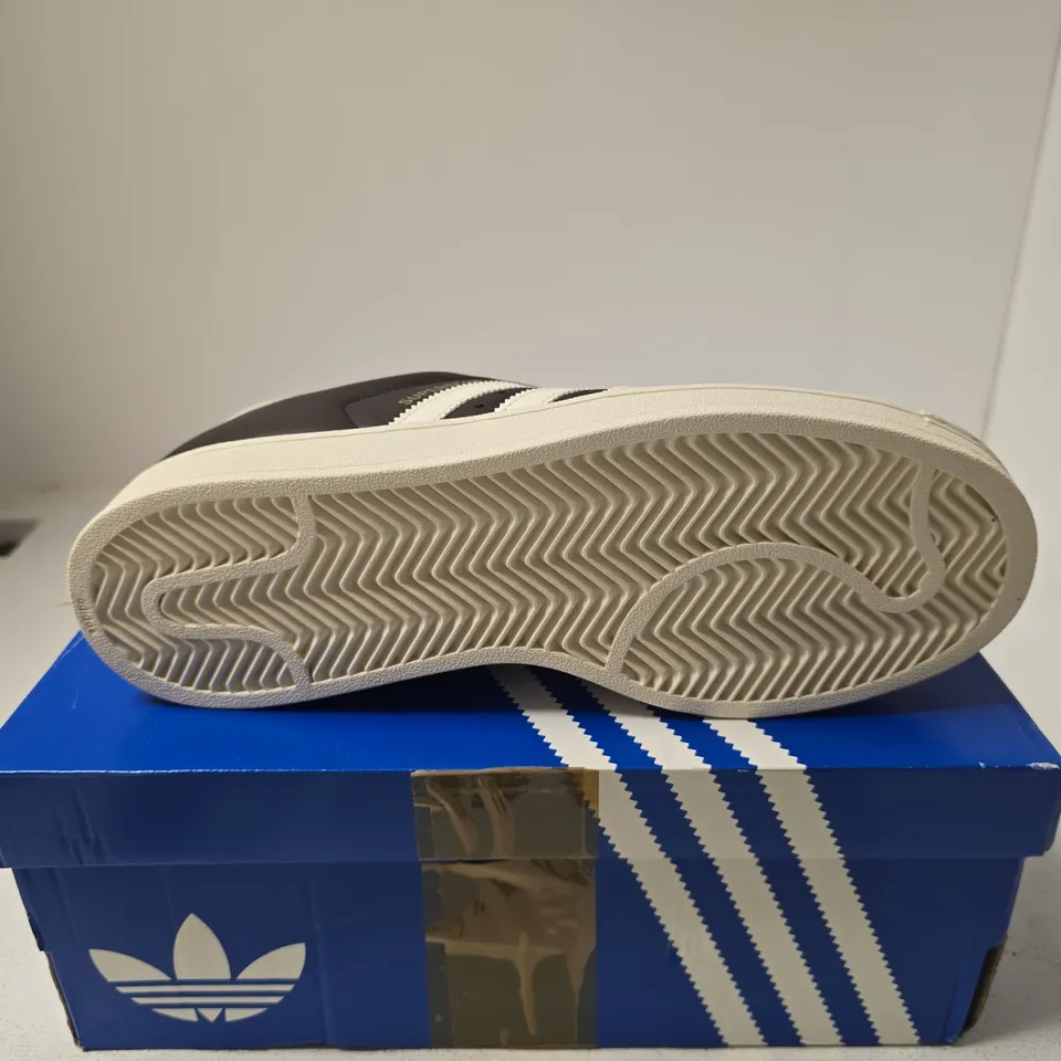 ADIDAS SUPERSTAR WHITE/BROWN UK 7.5 BOXED WOMENS