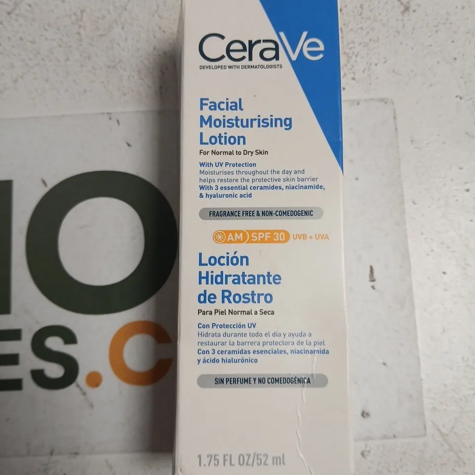 CERAVE FACIAL MOISTURISING LOTION SPF30 – 52 ML (FRAGRANCE FREE)