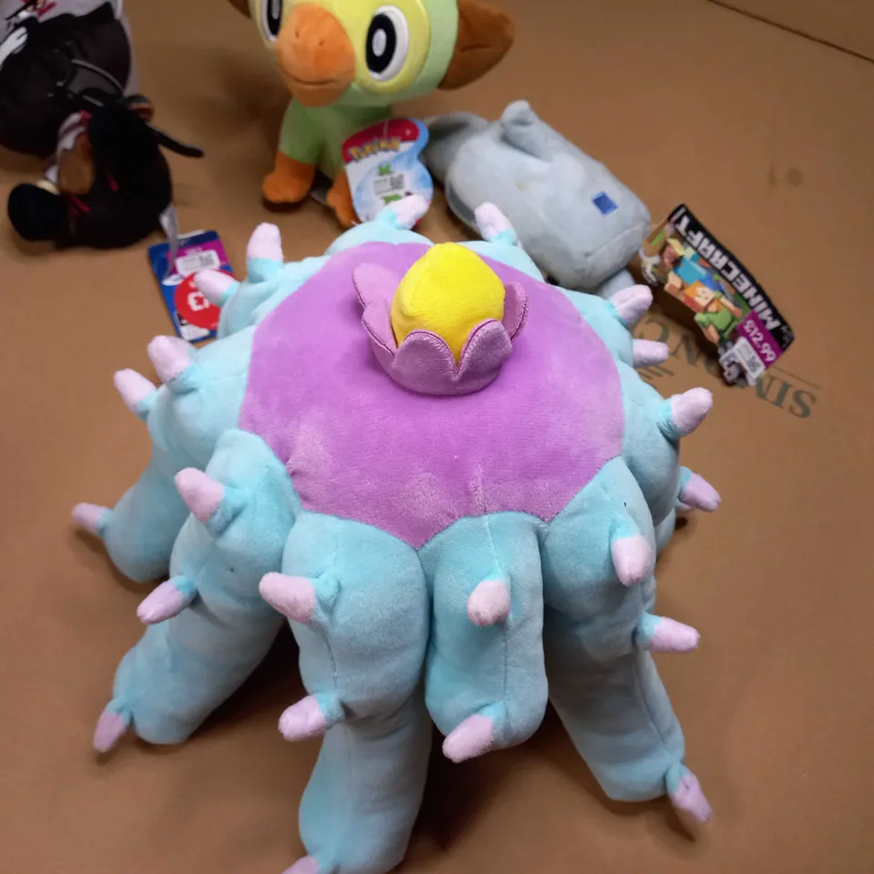LOT OF APPROX 4 PLUSH POKEMON TOYS