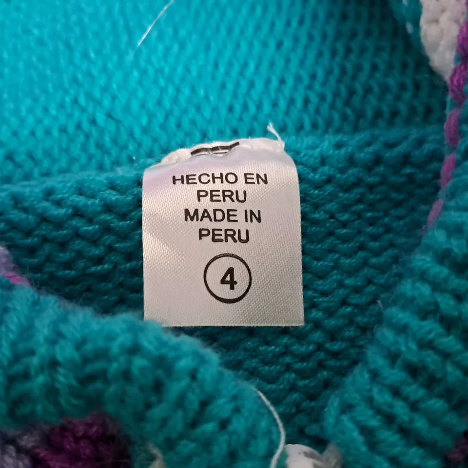 LARGE QUANTITY OF ASSORTED COLOURFUL HANDMADE CHILDRENS CARDIGANS - VARIOUS SIZES