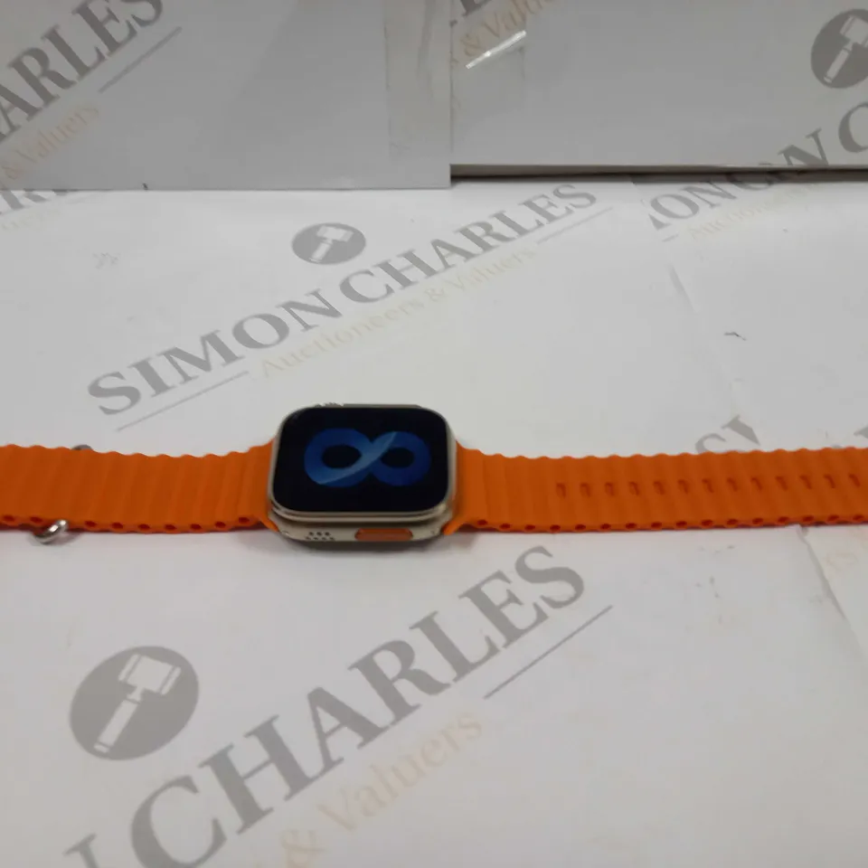SMART WATCH8 ULTRA 49MM ORANGE STRAP UNBOXED