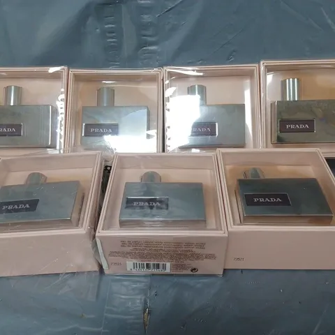 7 X BOXED PRADA METALIC EDITION EAU DE PARFUM - COLLECTION ONLY