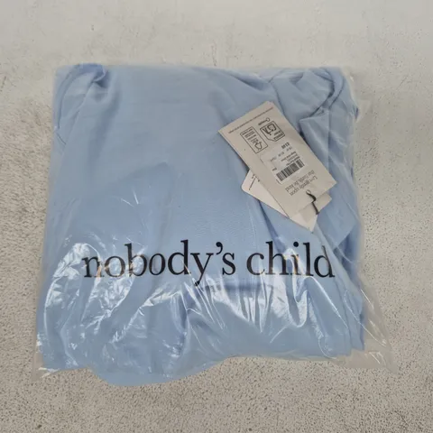 BAGGED NOBODY'S CHILD REIGN MIDI DRESS IN BLUE SIZE UK 10