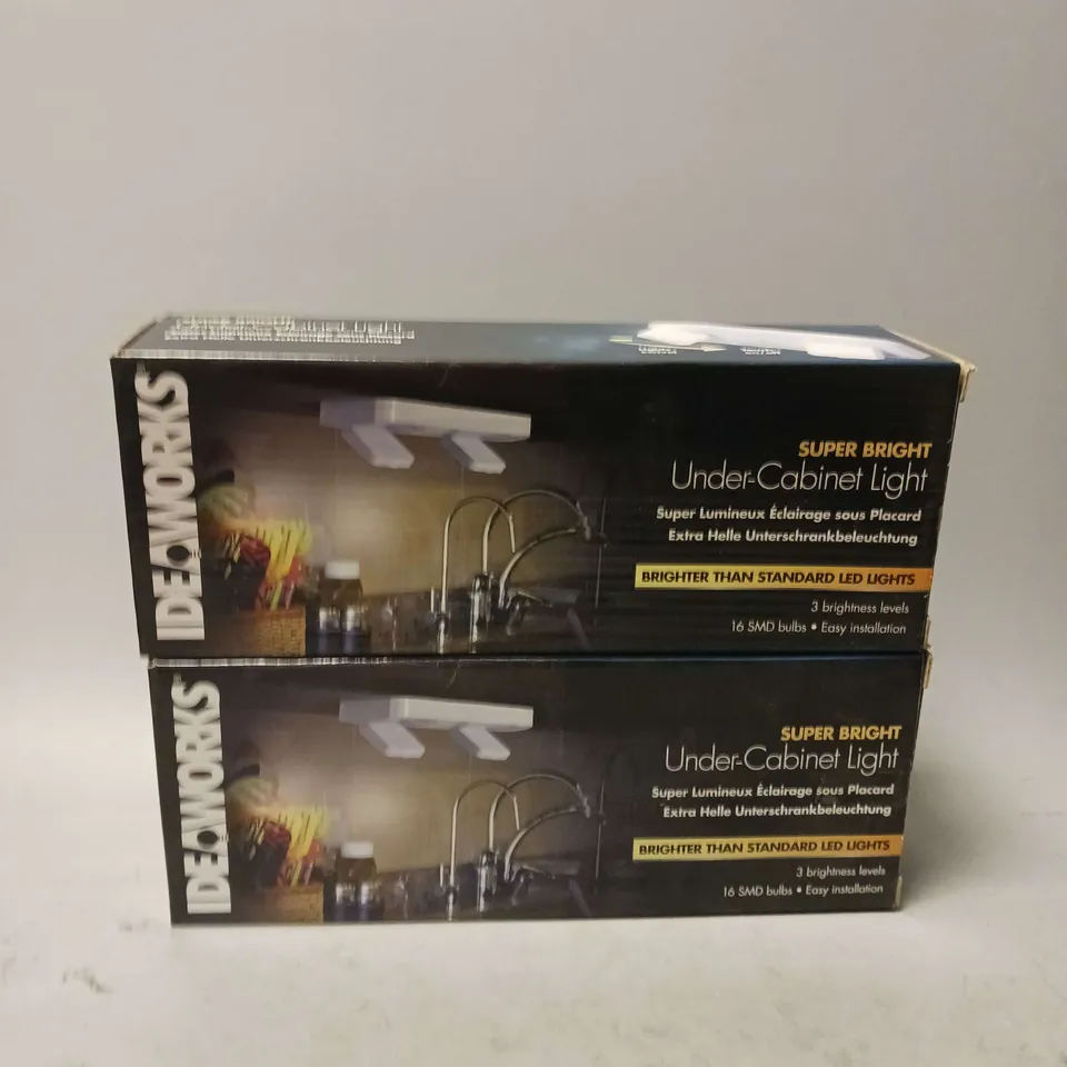 LOT OF 2 BOXED IDEAWORKS UNDER-CABINET LIGHT