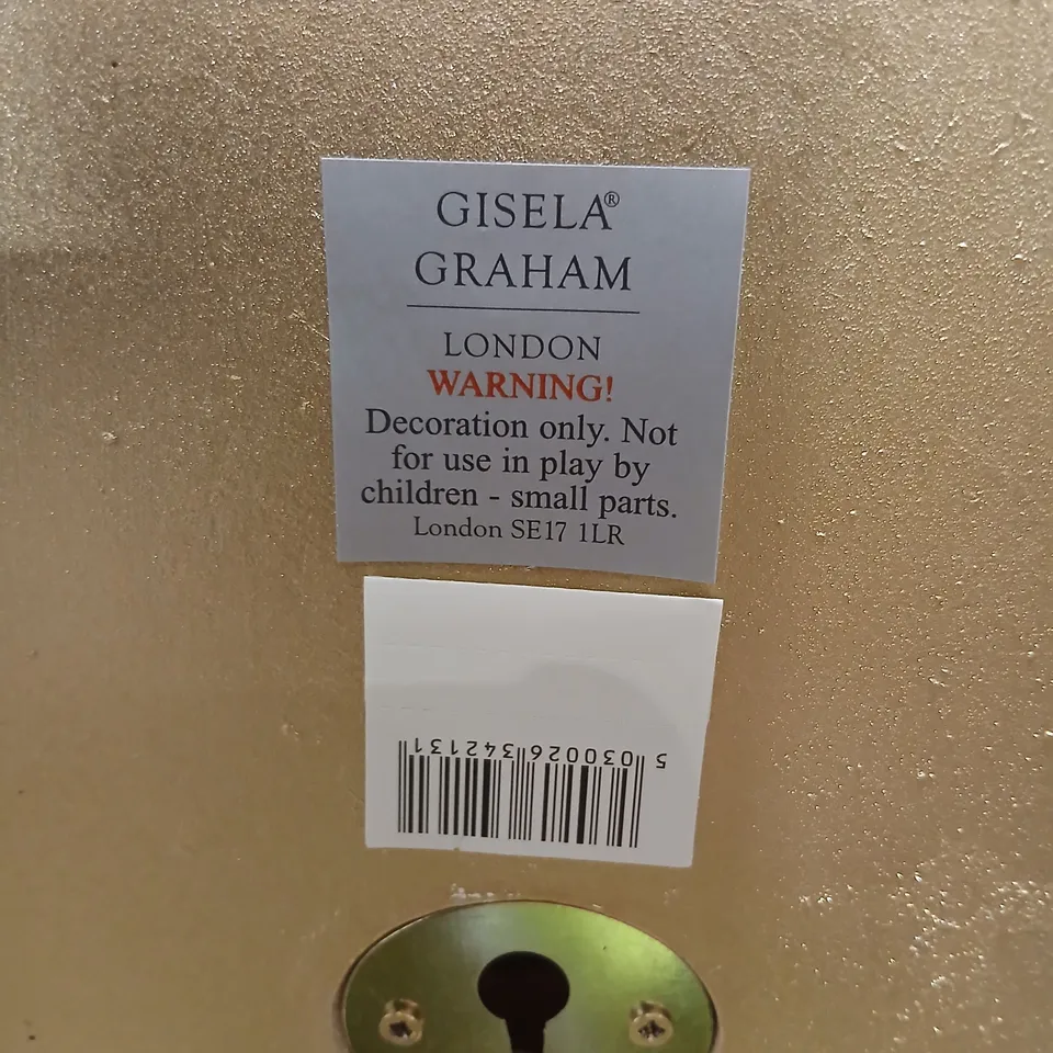 TWO GISELA GRAHAM LONDON DECORATIVE RAM HEAD SCULPTURE