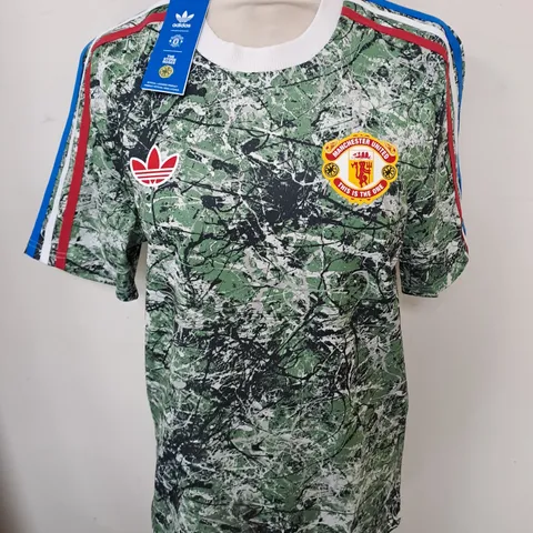 MANCHESTER UNITED STONE ROSES OG ICON SHIRT - UK S