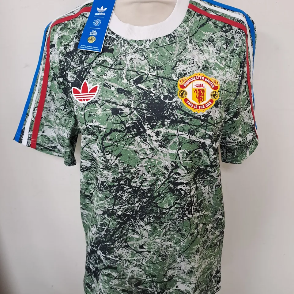 MANCHESTER UNITED STONE ROSES OG ICON SHIRT - UK S
