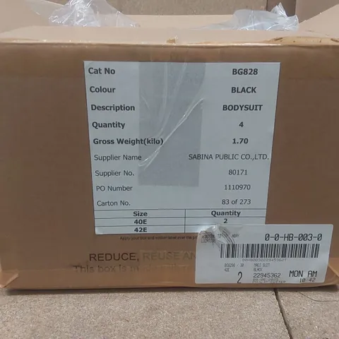 BOX CONTAINING APPROXIMATELY 2x BRAND NEW MAGISCULPT BLACK BODYSUITS - SIZE 42E