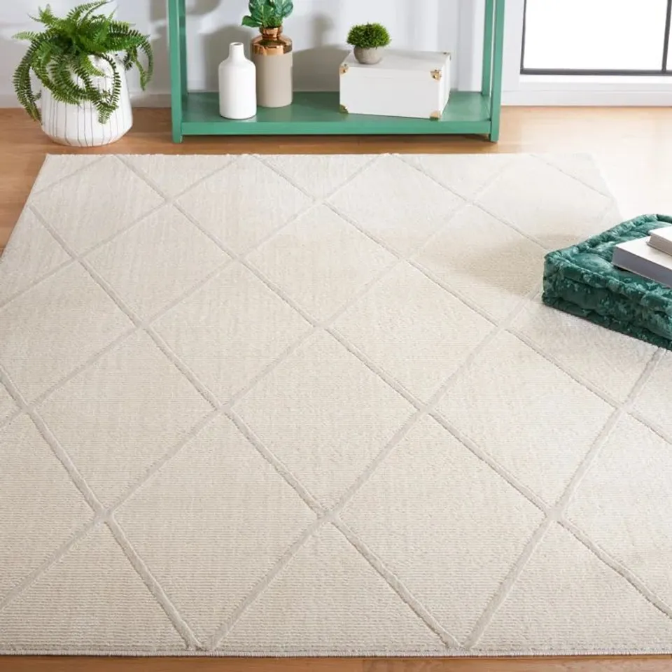 REVIVE SOLID COLOR AREA RUG IN IVORY APPROXIMATELY 160X230CM